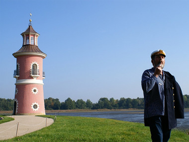 Leuchtturmwärter am Leuchtturm Moritzburg